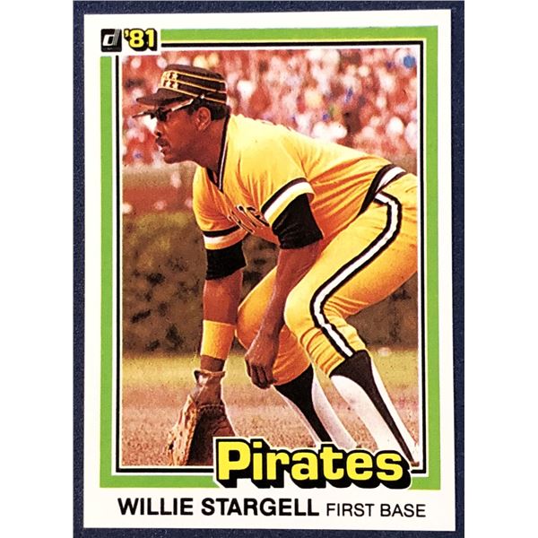 1981 DONRUSS BASEBALL WILLIE STARGELL (HOF)