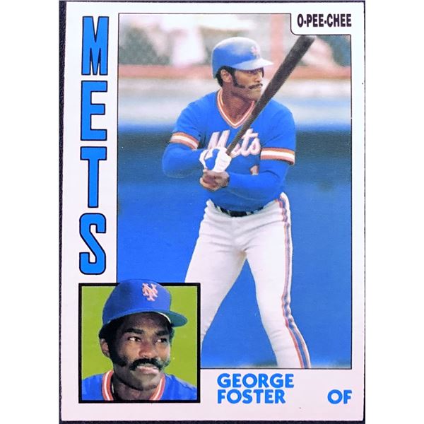 1984 O-PEE-CHEE GEORGE FOSTER