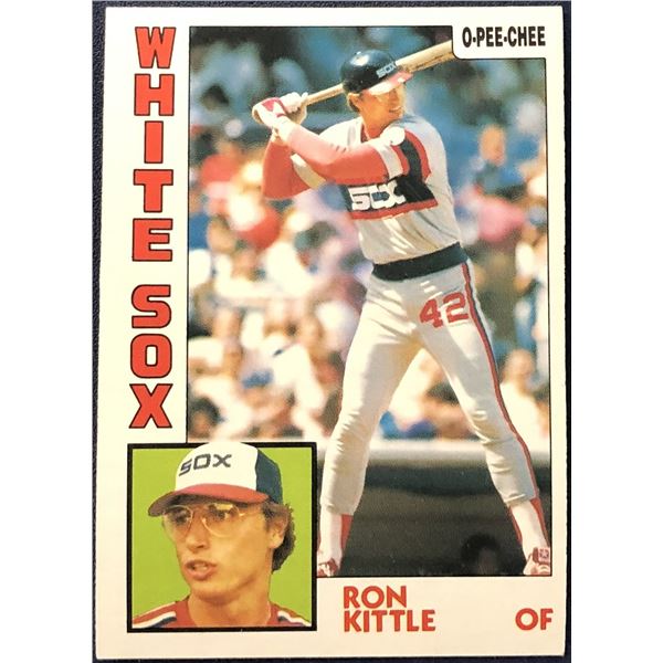 1984 O-PEE-CHEE RON KITTLE ROOKIE CARD