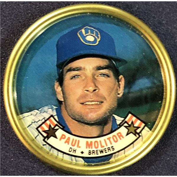 1988 TOPPS BASEBALL COIN - PAUL MOLITOR (HOF)