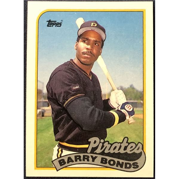 1989 TOPPS BARRY BONDS
