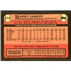 Image 2 : 1989 TOPPS BARRY LARKIN (HOF)