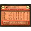 Image 2 : 1989 TOPPS GREG MADDUX (HOF)