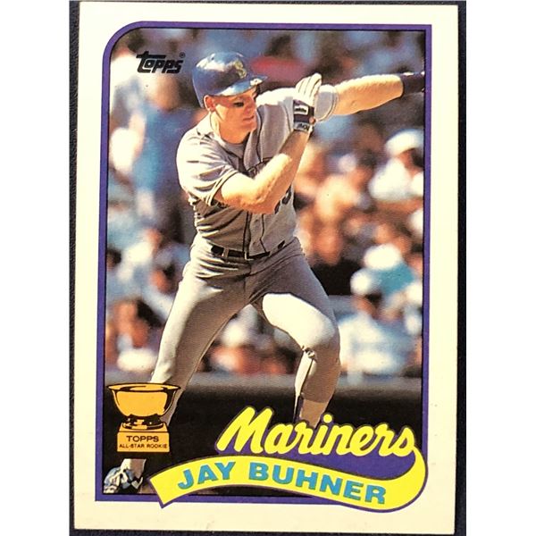 1989 TOPPS JAY BUHNER ROOKIE CARD