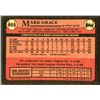 Image 2 : 1989 TOPPS MARK GRACE ROOKIE CARD