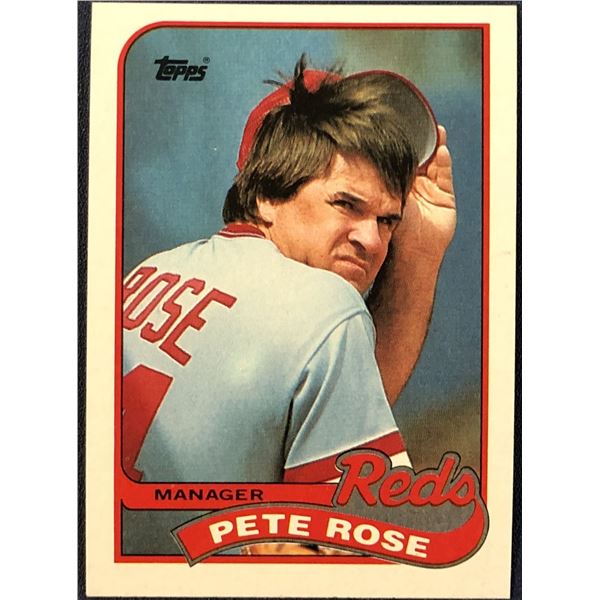 1989 TOPPS PETE ROSE