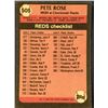 Image 2 : 1989 TOPPS PETE ROSE