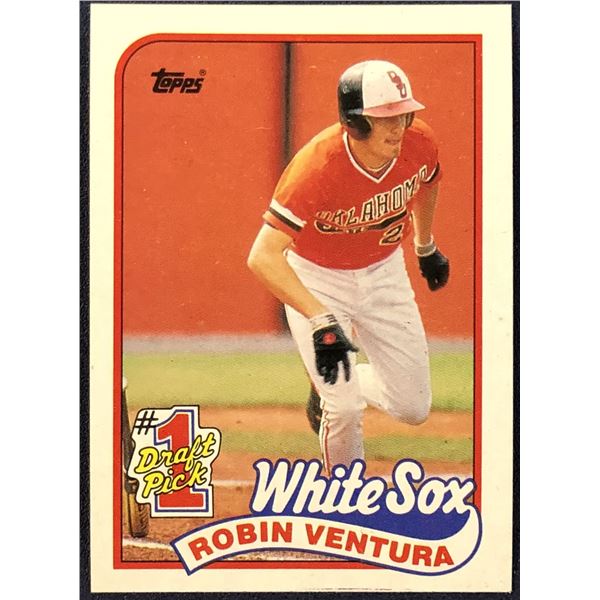 1989 TOPPS ROBIN VENTURA ROOKIE CARD