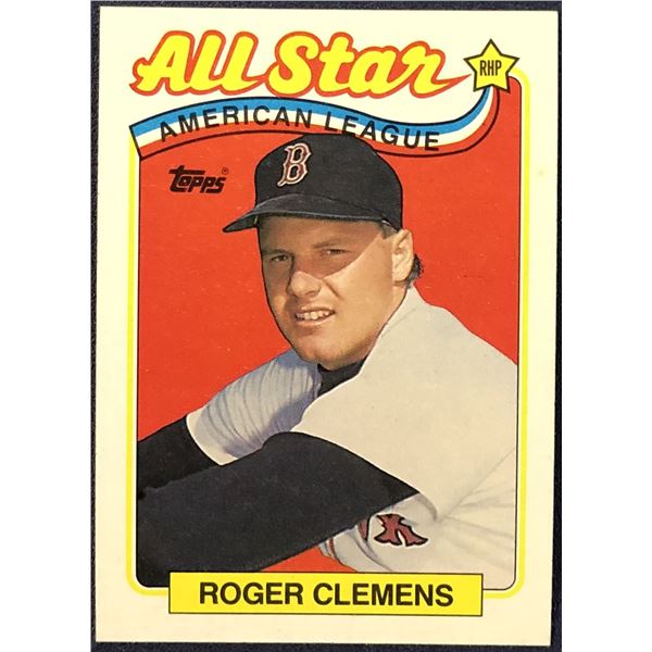 1989 TOPPS ROGER CLEMENS