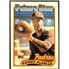 Image 1 : 1989 TOPPS SANDY ALOMAR ROOKIE CARD