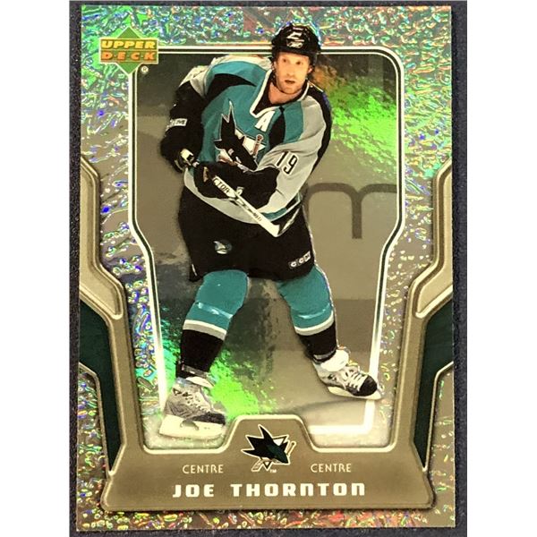 2007-08 UPPER DECK NHL JOE THORNTON (HOF)
