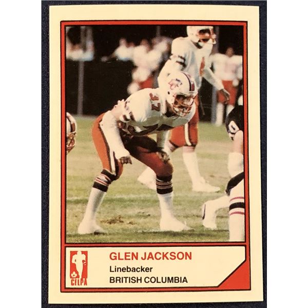 1984 JOGO CFL FOOTBALL GLEN JACKSON