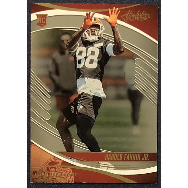 2025 ABSOLUTE FOOTBALL HAROLD FANNIN JR. ROOKIE CARD