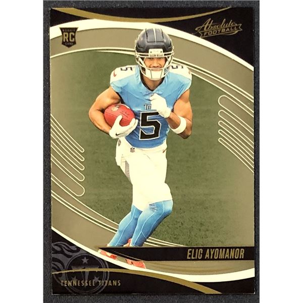 2025 ABSOLUTE FOOTBALL RC ELIC AYOMANOR ROOKIE CARD
