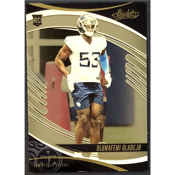 2025 ABSOLUTE FOOTBALL RC OLUWAFEMI OLADEJO ROOKIE CARD