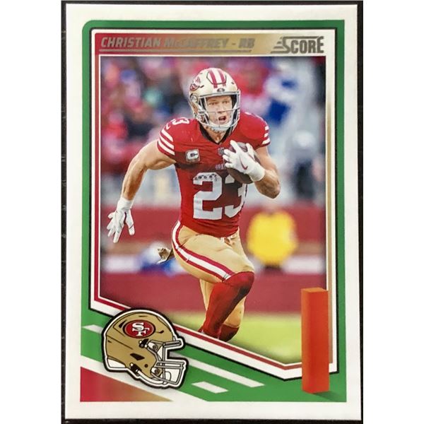 2025 PANINI SCORE CHRISTIAN McCAFFREY