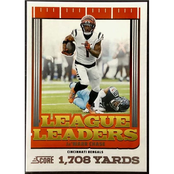 2025 PANINI SCORE LEAGUE LEADERS - Ja'MARR CHASE