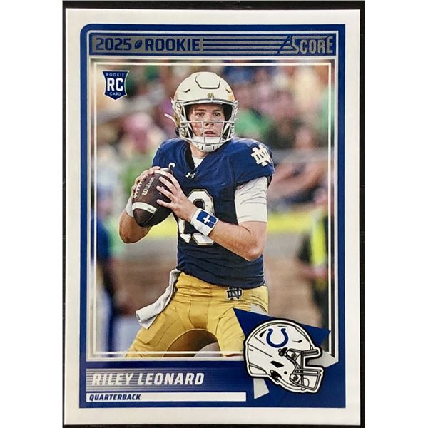 2025 PANINI SCORE RILEY LEONARD ROOKIE CARD