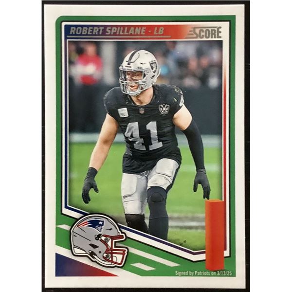 2025 PANINI SCORE ROBERT SPILLANE
