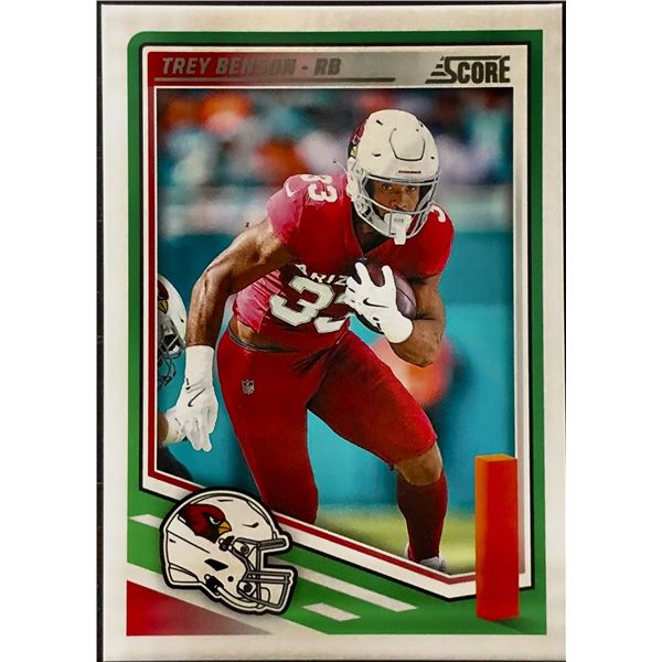 2025 PANINI SCORE TREY BENSON ROOKIE CARD