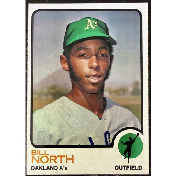 1973 TOPPS BILL NORTH ROOKIE CARD