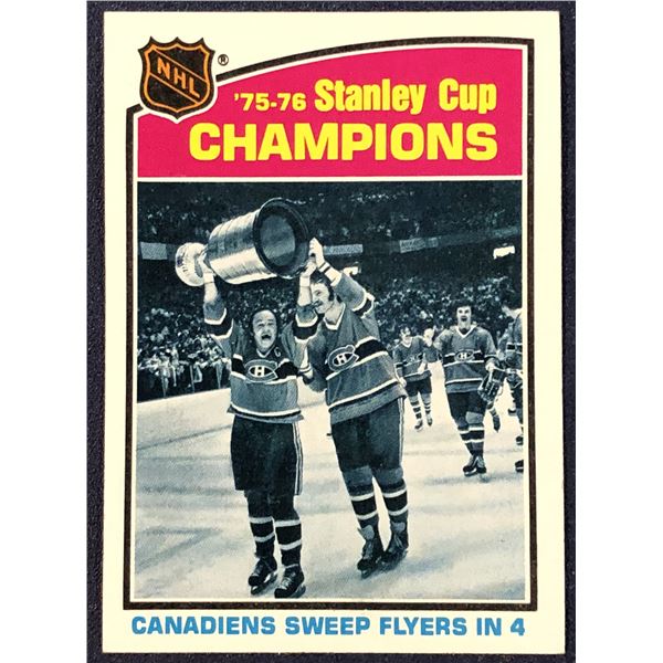 1976-77 TOPPS NHL HOCKEY MONTREAL CANADIENS