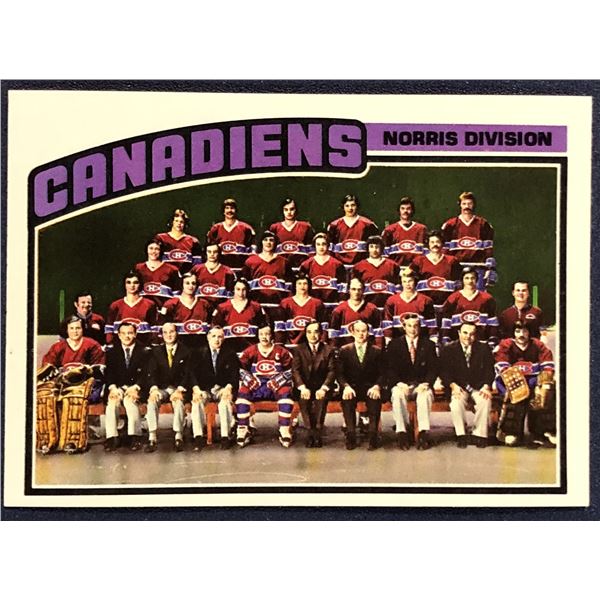1976-77 TOPPS NHL HOCKEY MONTREAL CANADIENS