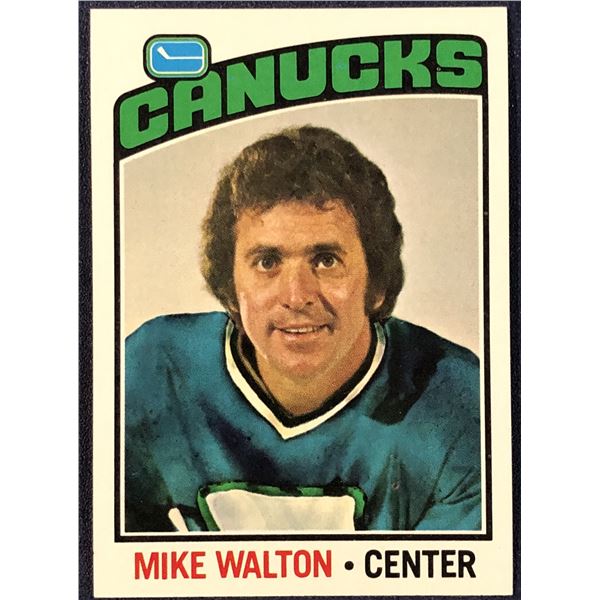1976-77 TOPPS NHL HOCKEY MIKE WALTON