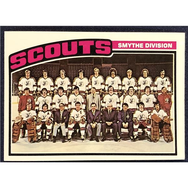 1976-77 TOPPS NHL HOCKEY KANSAS CITY SCOUTS