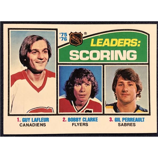 1976-77 TOPPS NHL HOCKEY GUY LAFLEUR (HOF)