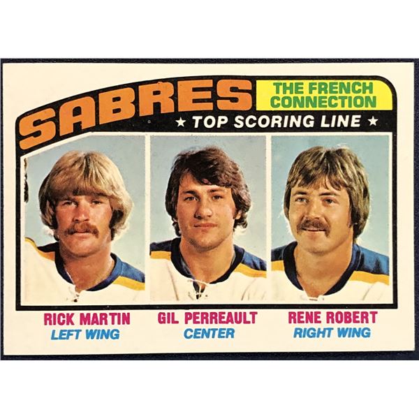 1976-77 TOPPS NHL HOCKEY GILBERT PERREAULT (HOF)