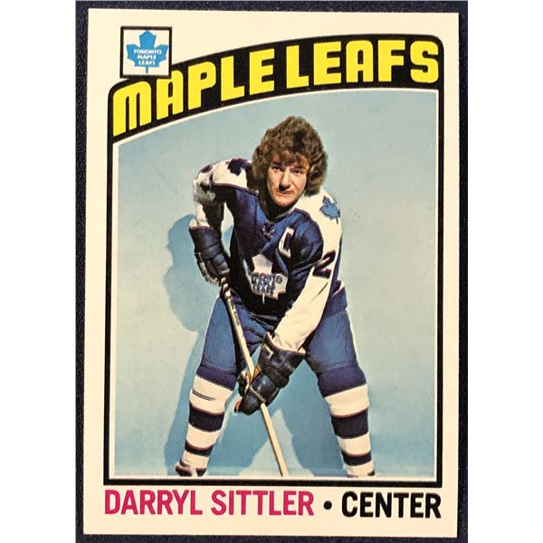 1976-77 TOPPS NHL HOCKEY DARRYL SITTLER (HOF)