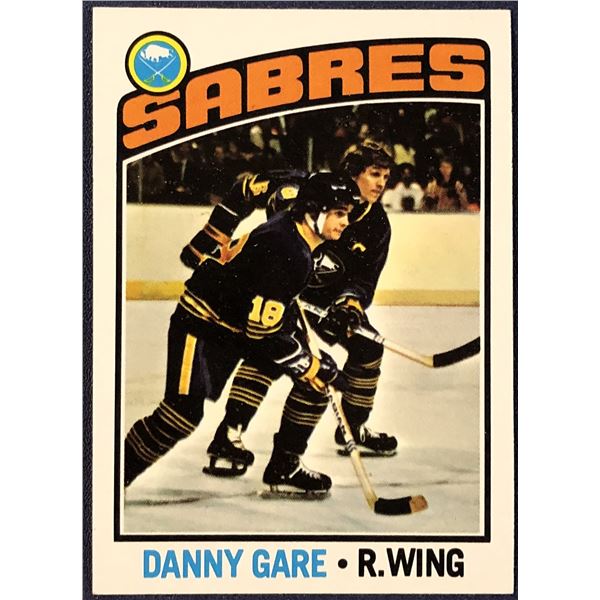 1976-77 TOPPS NHL HOCKEY DANNY GARE (HOF)