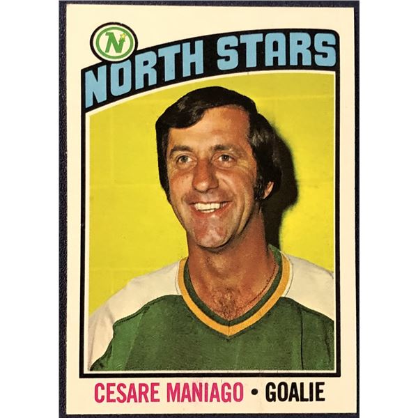 1976-77 TOPPS NHL HOCKEY CESARE MANIAGO