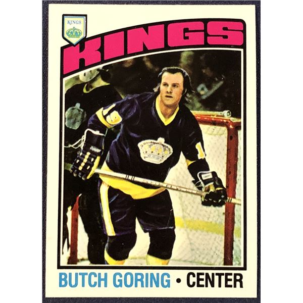 1976-77 TOPPS NHL HOCKEY BUTCH GORING