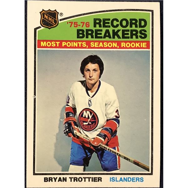 1976-77 TOPPS NHL HOCKEY BRYAN TROTTIER (HOF)