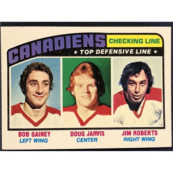 1976-77 TOPPS NHL HOCKEY BOB GAINEY (HOF)
