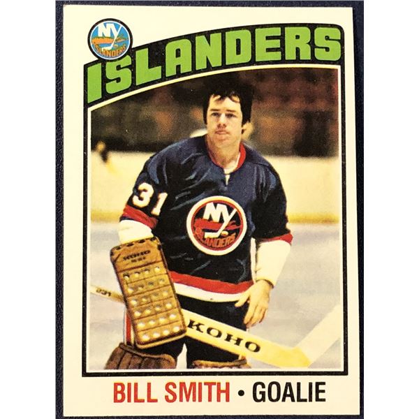 1976-77 TOPPS NHL HOCKEY BILLY SMITH (HOF)