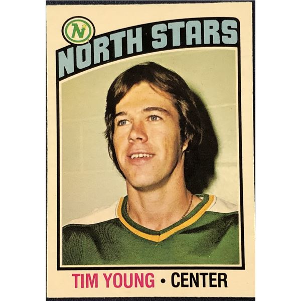 1976-77 O-PEE-CHEE NHL HOCKEY TIM YOUNG ROOKIE CARD