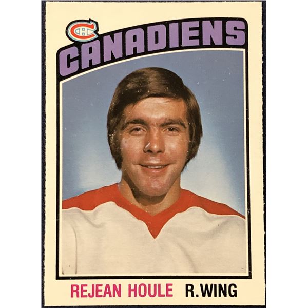 1976-77 O-PEE-CHEE NHL HOCKEY REJEAN HOULE