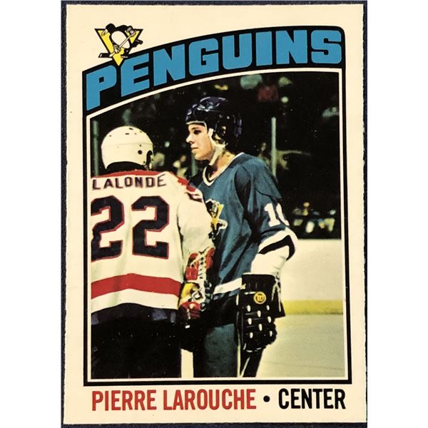 1976-77 O-PEE-CHEE NHL HOCKEY PIERRE LAROUCHE