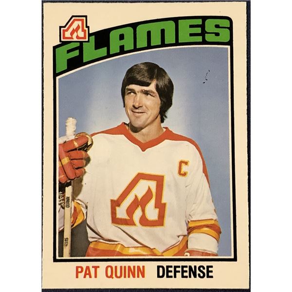1976-77 O-PEE-CHEE NHL HOCKEY PAT QUINN (HOF)