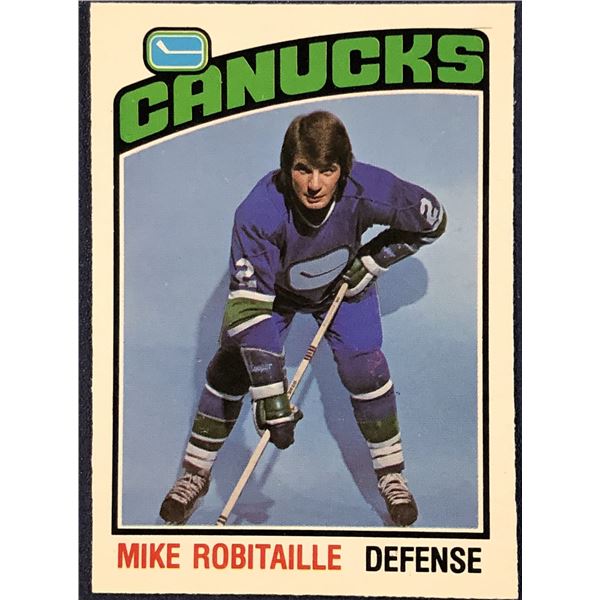 1976-77 O-PEE-CHEE NHL HOCKEY MIKE ROBITAILLE