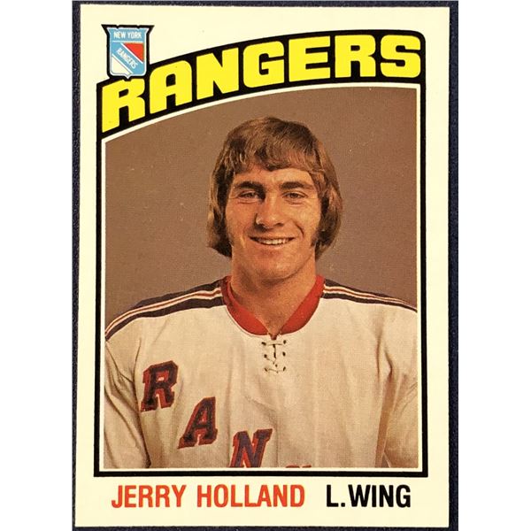 1976-77 O-PEE-CHEE NHL HOCKEY JERRY HOLLAND ROOKIE CARD