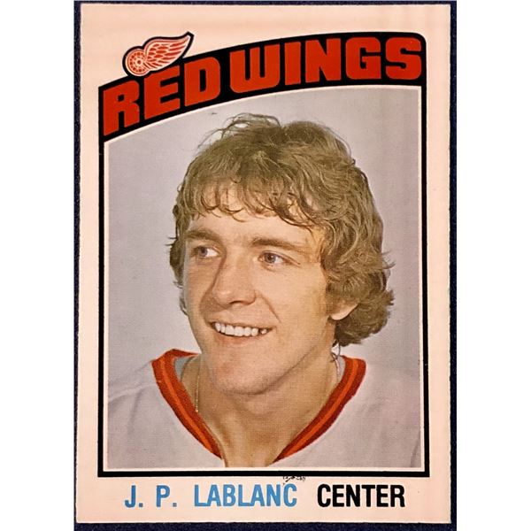 1976-77 O-PEE-CHEE NHL HOCKEY J.P. LABLANC ROOKIE CARD