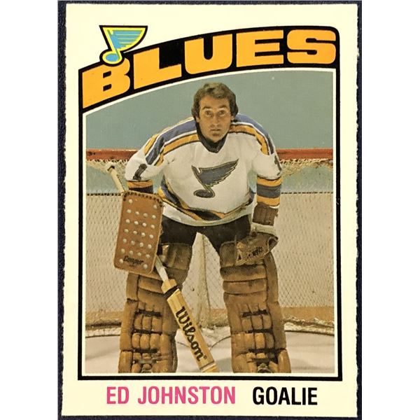 1976-77 O-PEE-CHEE NHL HOCKEY ED JOHNSTON