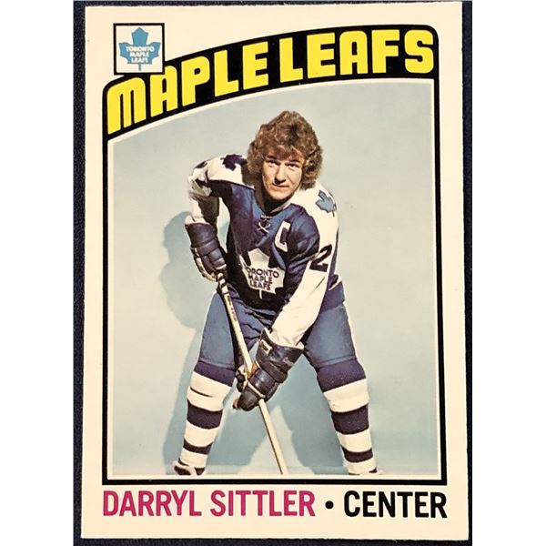 1976-77 O-PEE-CHEE NHL HOCKEY DARRYL SITTLER (HOF)