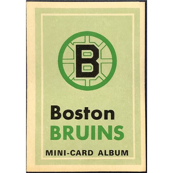1969-70 O-PEE-CHEE HOCKEY MINI ALBUM - BOSTON BRUINS