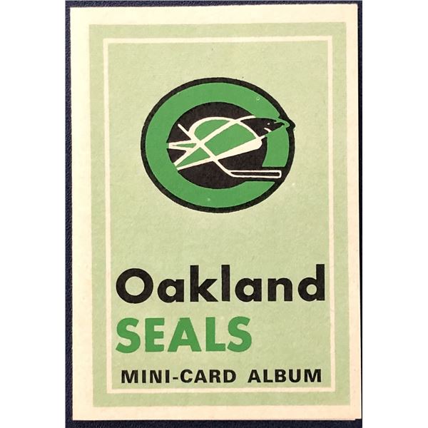 1969-70 O-PEE-CHEE HOCKEY MINI ALBUM - OAKLAND SEALS