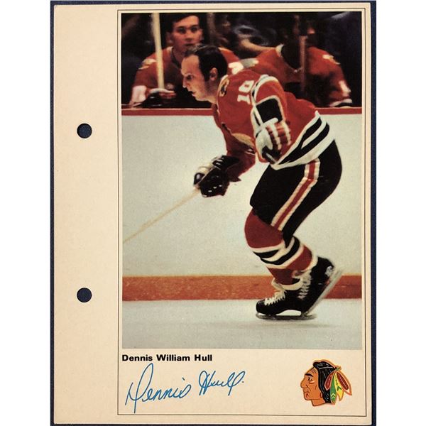 1971 TORONTO SUN NHL ACTION PLAYERS - DENNIS HULL